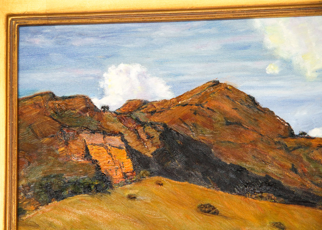 Reproduction Oil on Canvas Landscape Painting After William Wendt