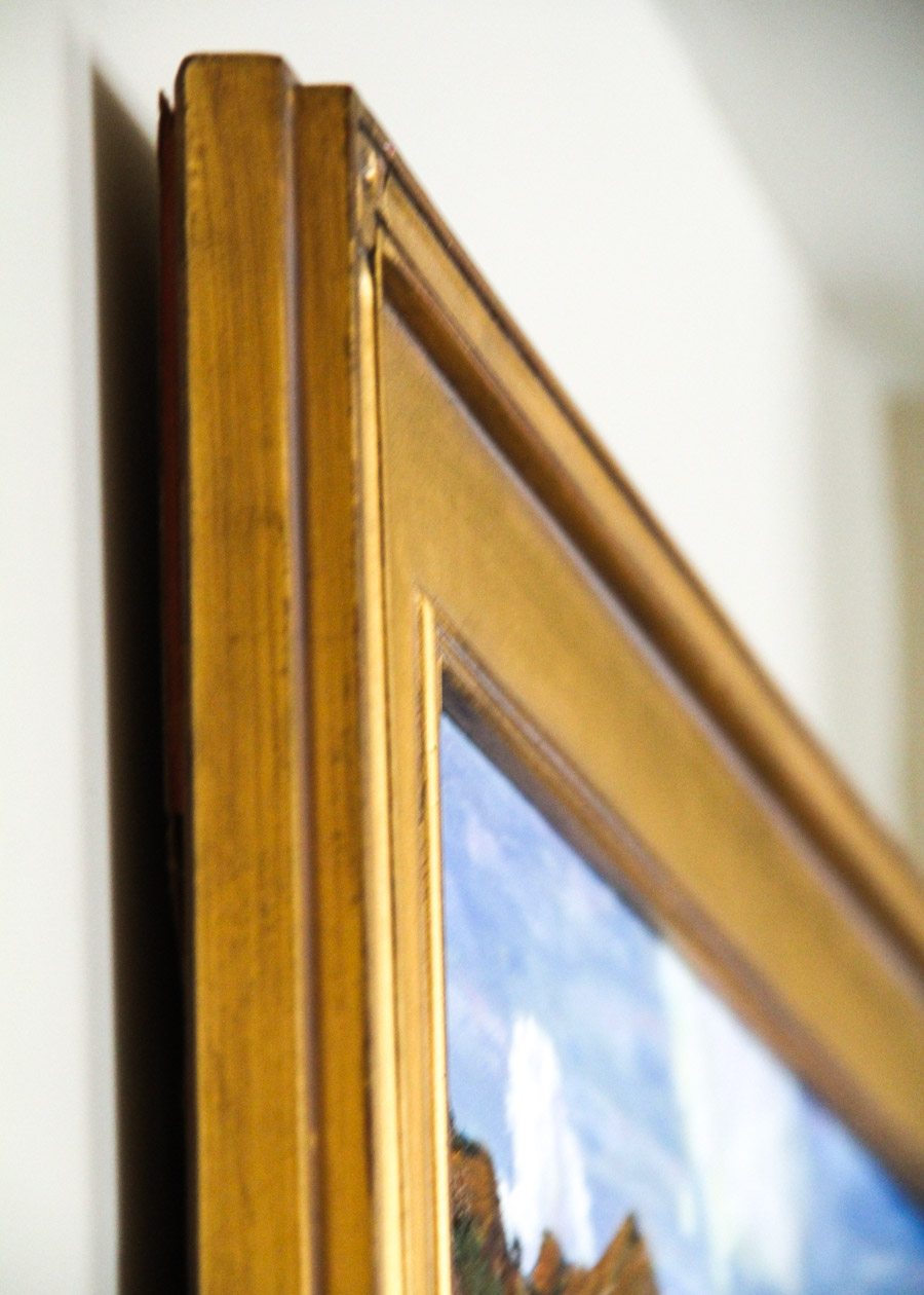 Reproduction Oil on Canvas Landscape Painting After William Wendt