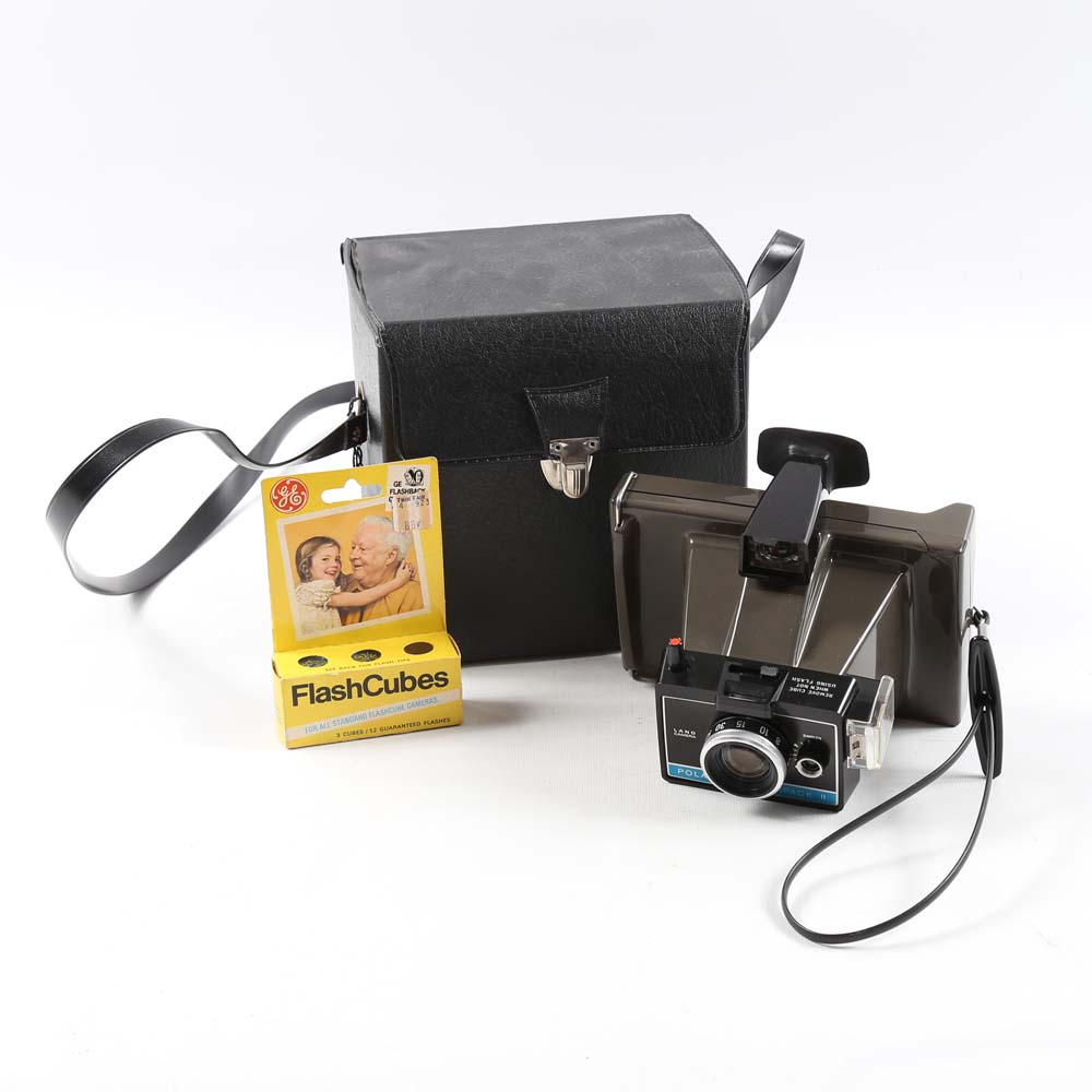 Vintage Polaroid Colorpack II Camera with Case