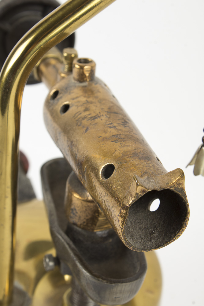 Vintage Clayton Lambert Brass Blow Torch Table Lamp