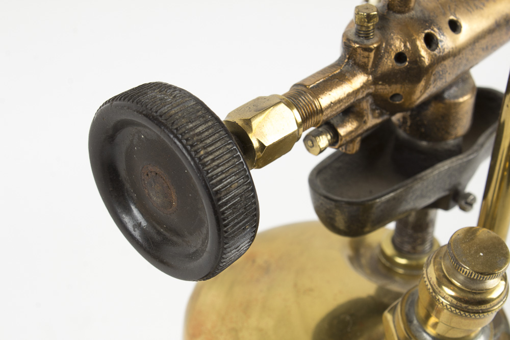 Vintage Clayton Lambert Brass Blow Torch Table Lamp