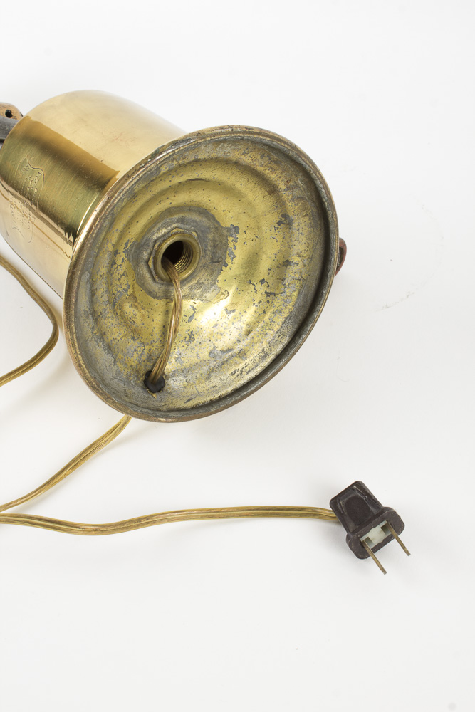 Vintage Clayton Lambert Brass Blow Torch Table Lamp