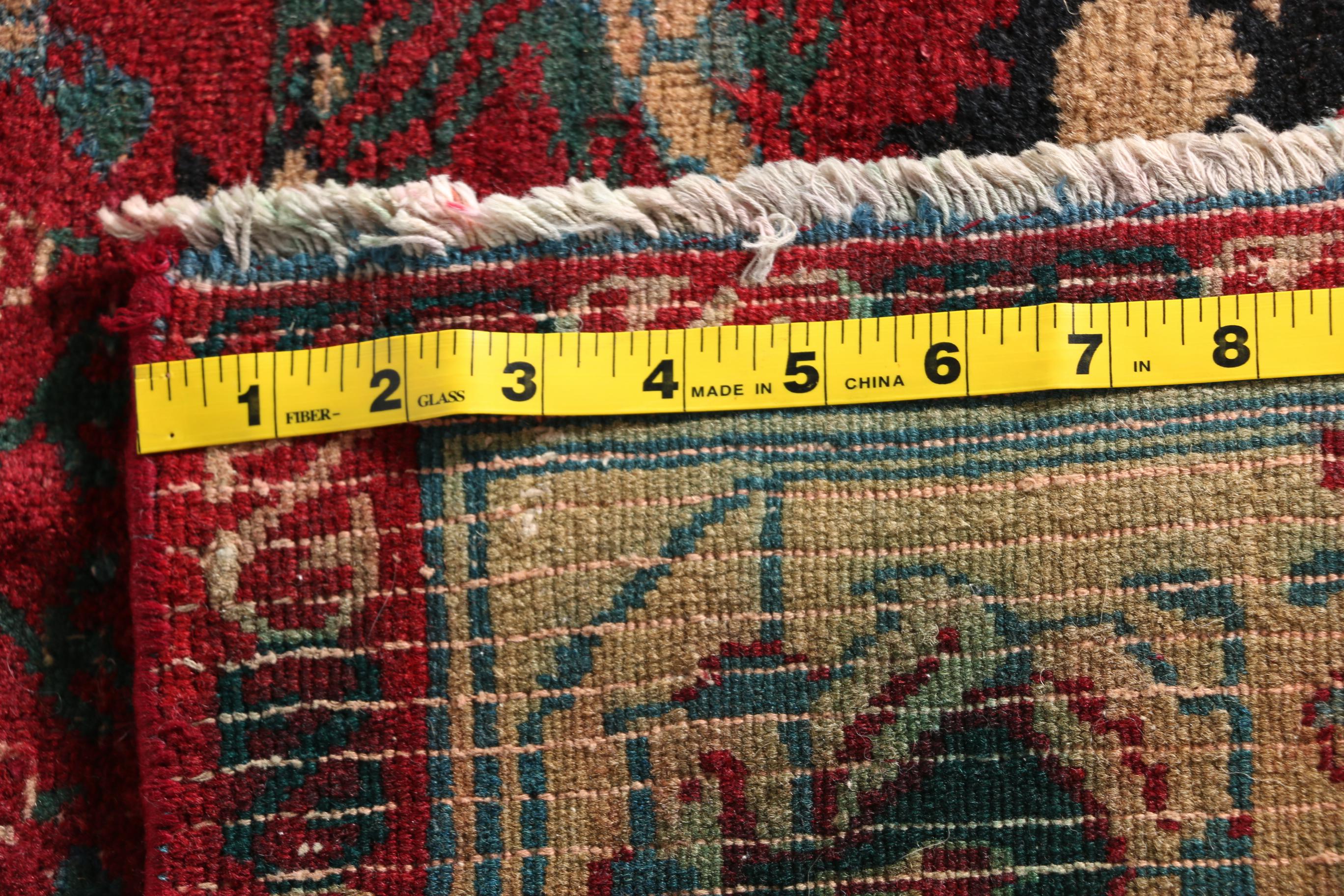 Vintage Hand-Knotted Oushak Area Rug