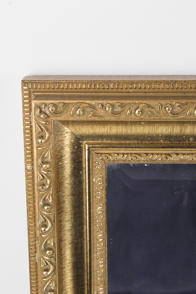 Ornate Gold Tone Wall Mirror