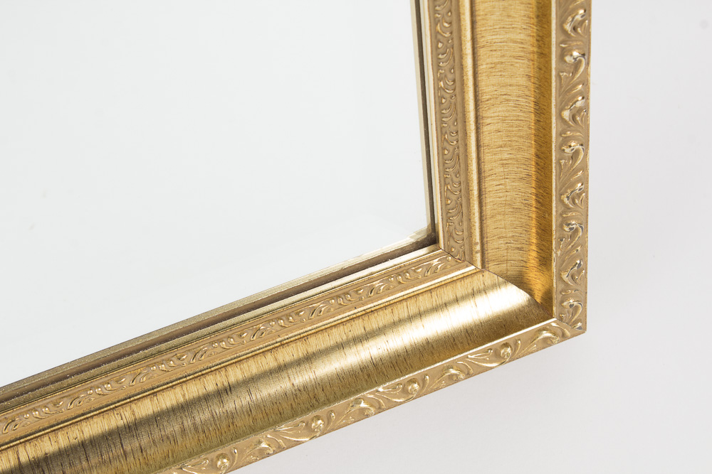 Ornate Gold Tone Wall Mirror