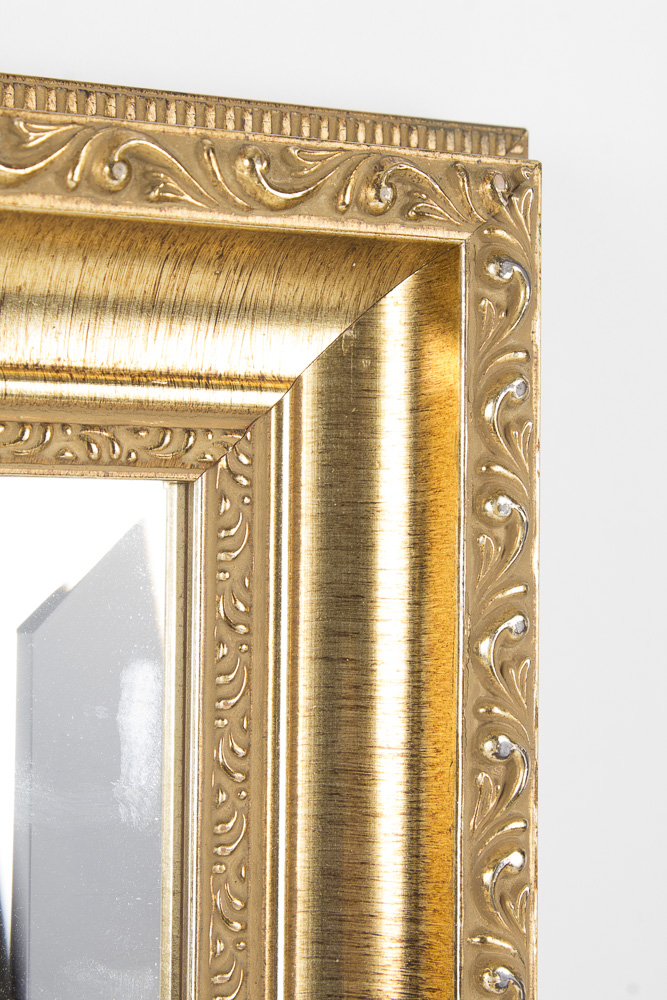 Ornate Gold Tone Wall Mirror