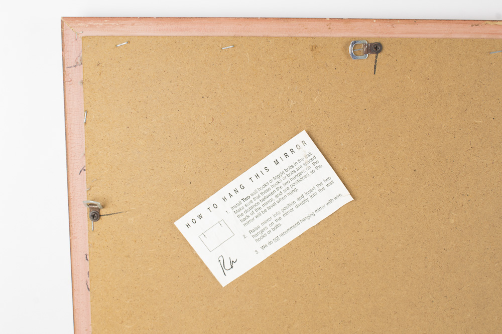 Ornate Gold Tone Wall Mirror