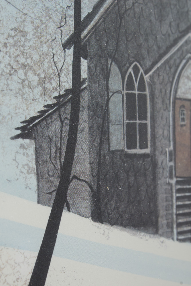 P. Buckley Moss Signed and Numbered Offset Lithograph of Newlyweds