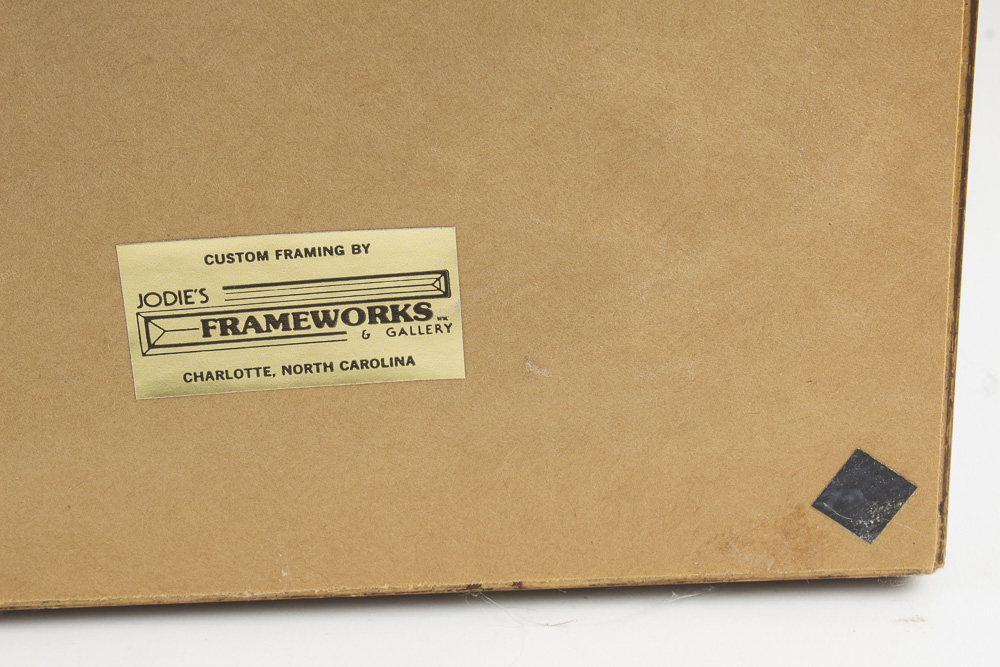 P. Buckley Moss Signed and Numbered Offset Lithograph of Newlyweds