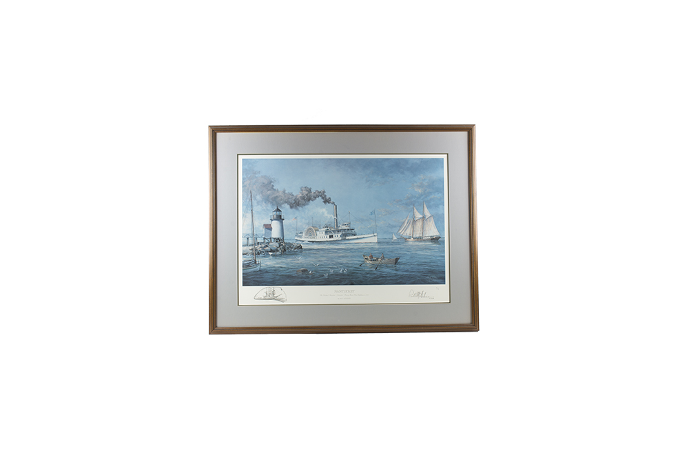 Paul McGehee Signed Offset Lithograph With A/P Remarque Titled "Nantucket"