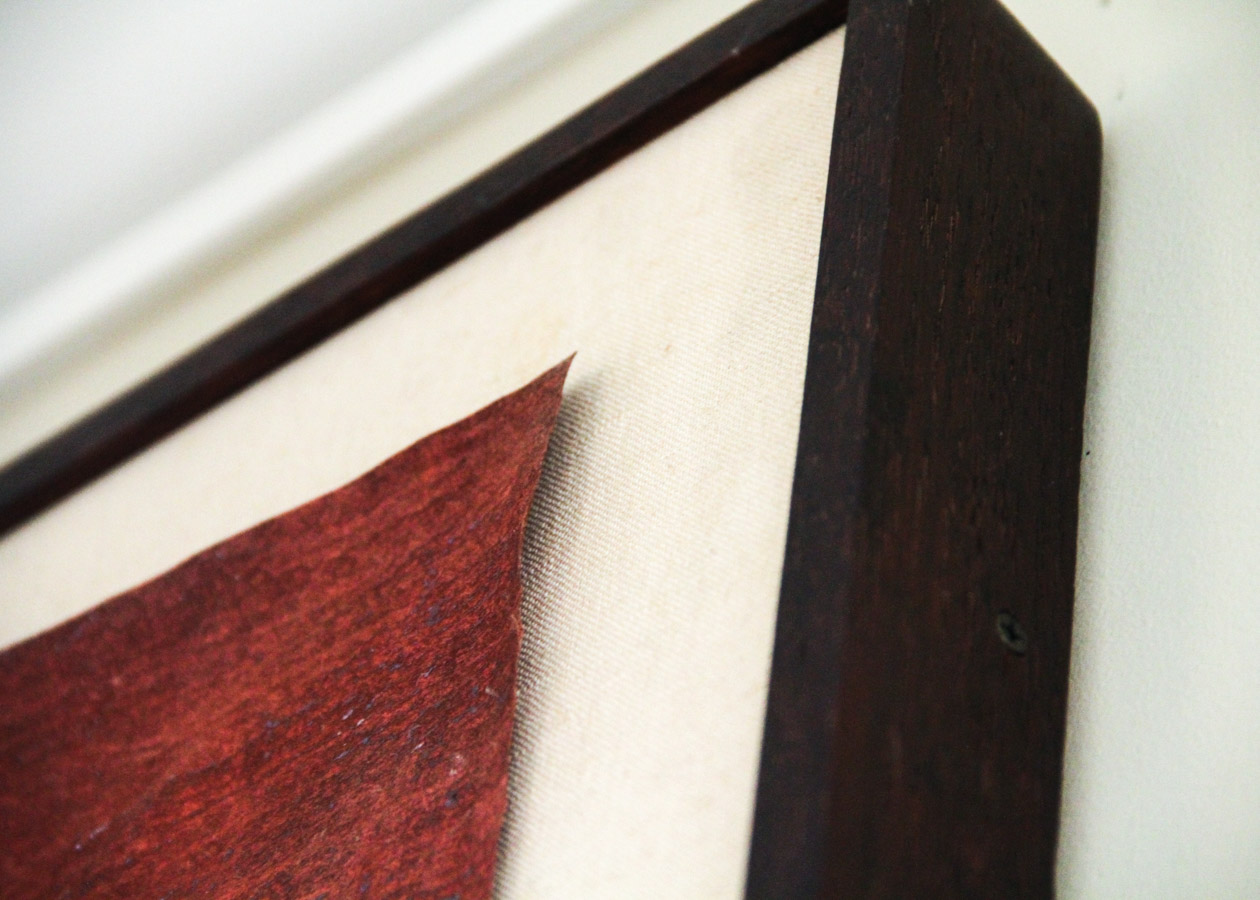 Pair of S. Glass Signed Oil Diptychs on Floating Fabric