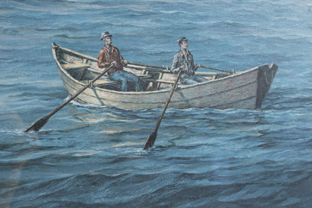 Paul McGehee Signed Offset Lithograph With A/P Remarque Titled "Nantucket"