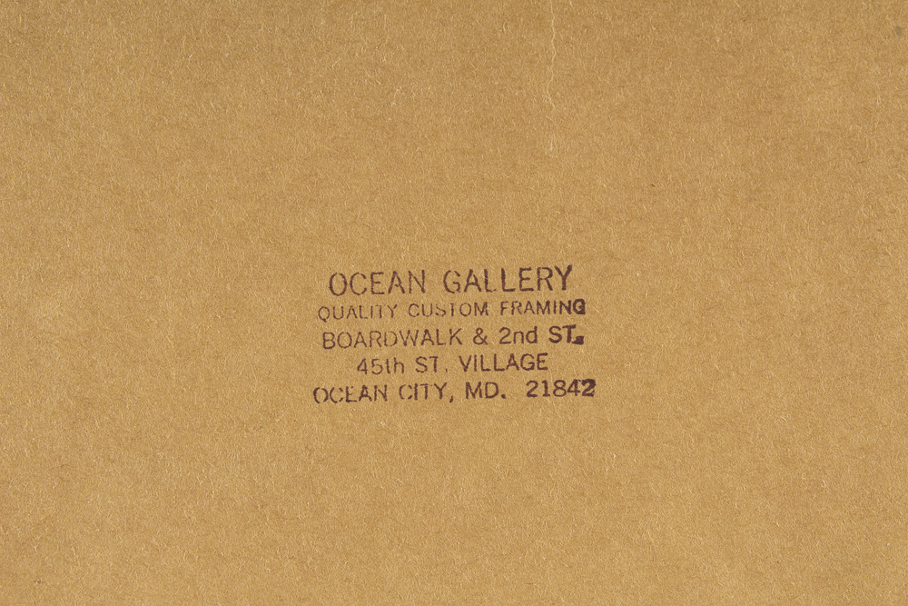 Paul McGehee Signed Offset Lithograph With A/P Remarque Titled "Nantucket"