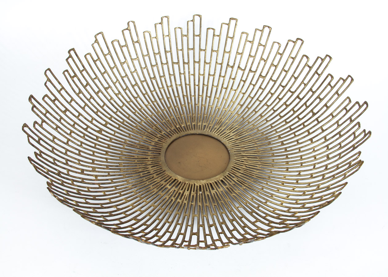 Reticulated Metal Bowl