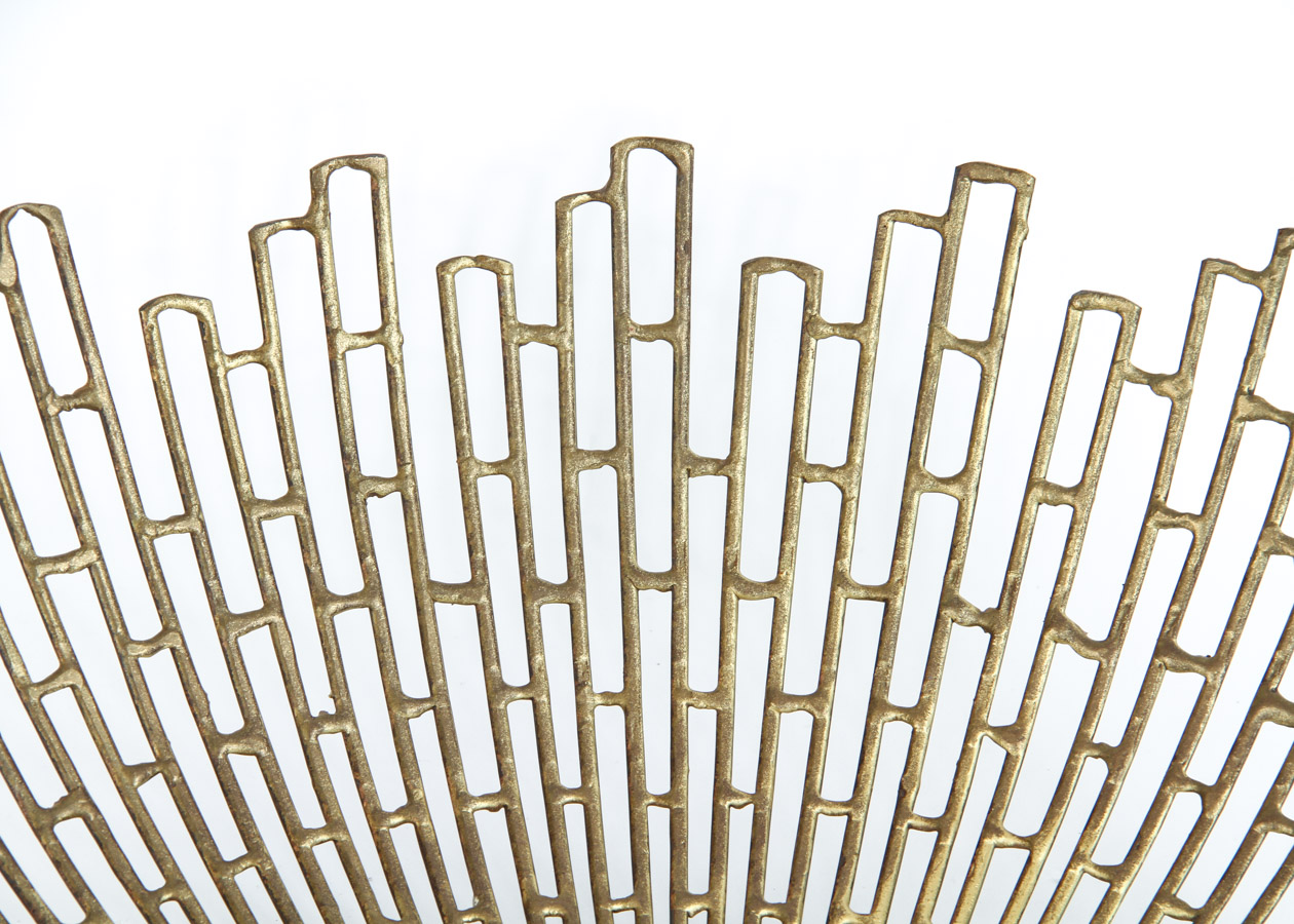 Reticulated Metal Bowl