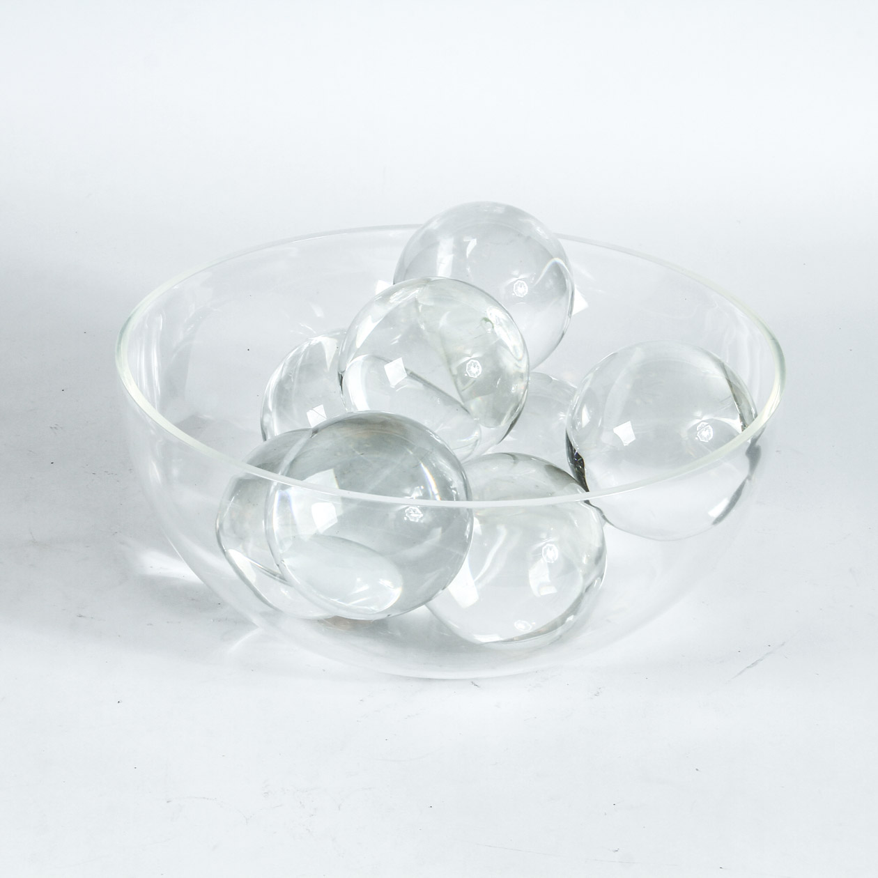Eight Glass Spheres