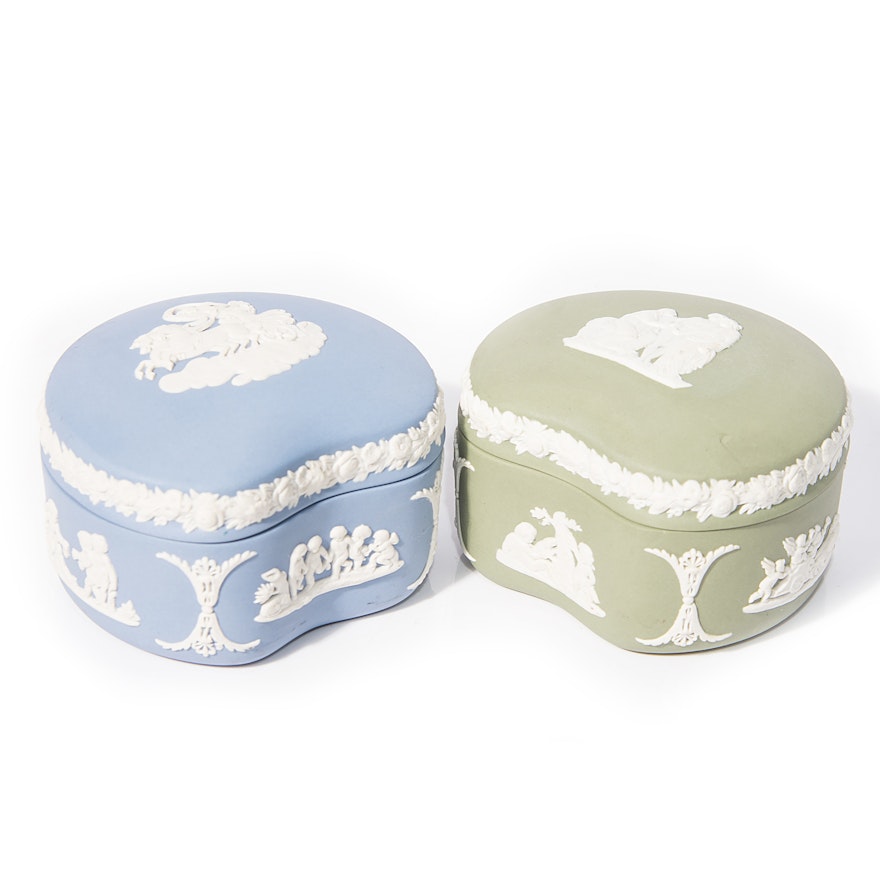 Wedgwood Covered Bean Boxes