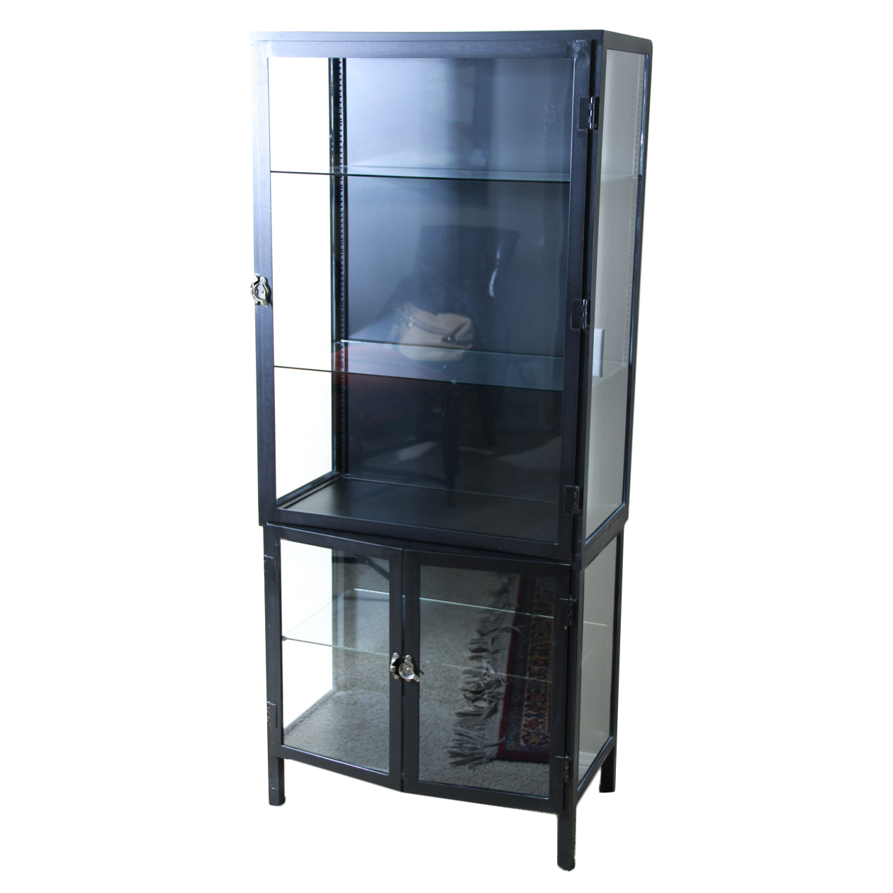 Metal and Glass Display Cabinet