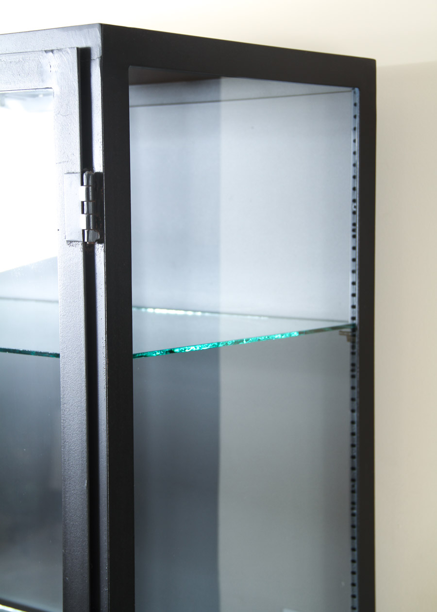 Metal and Glass Display Cabinet