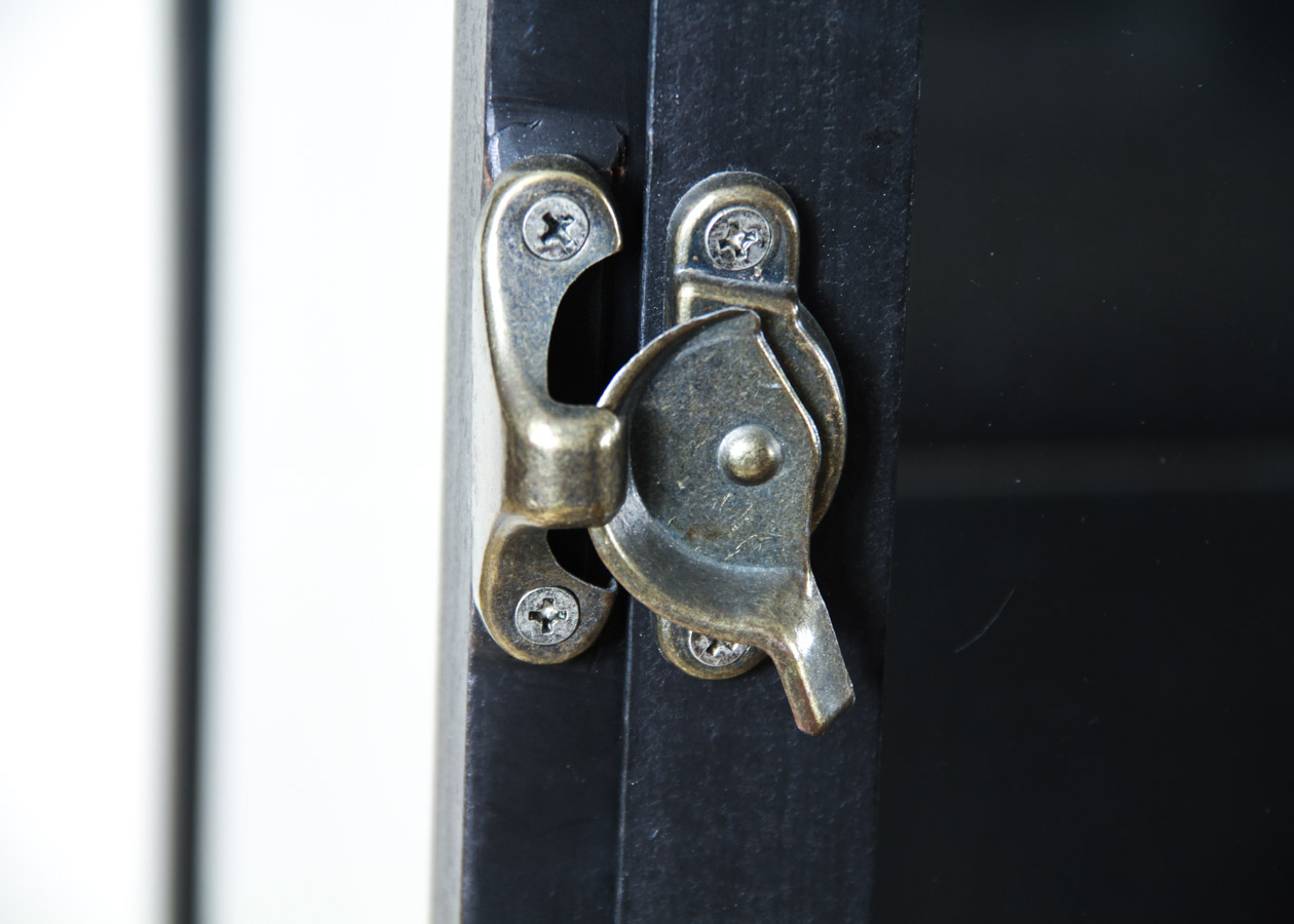 Metal and Glass Display Cabinet