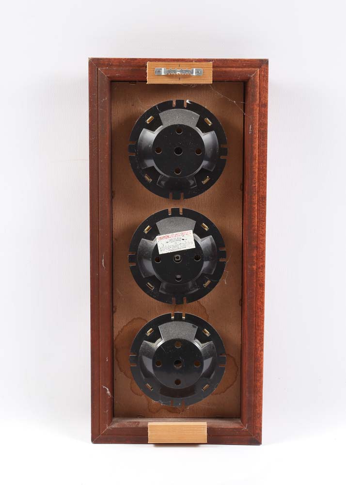 Springfield Wall Barometer, Cooper Thermometer and a Petite Altona Figural Clock