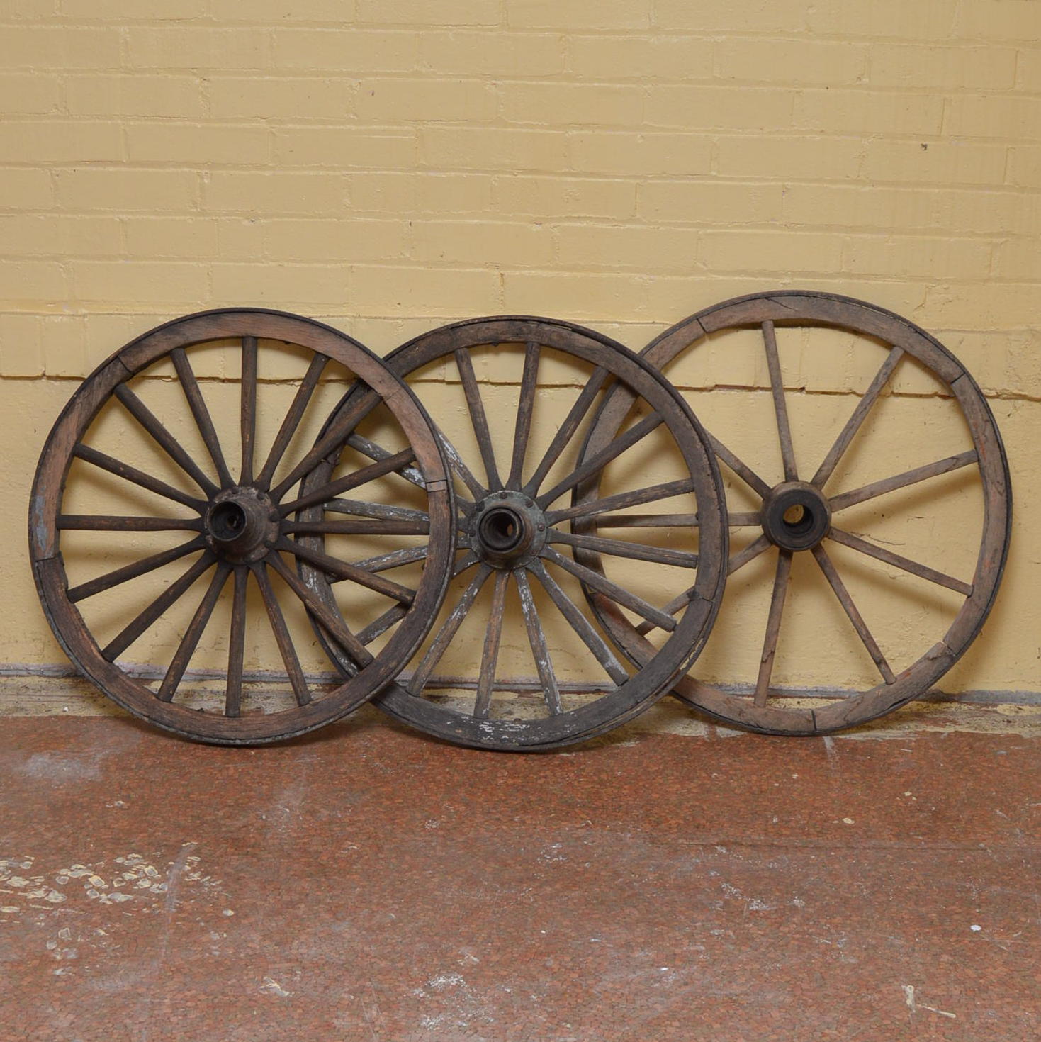 Antique Wooden Wagon Wheels