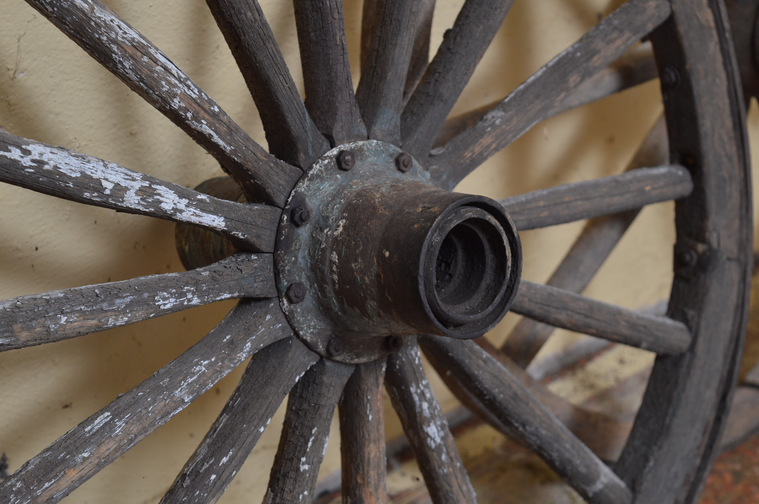 Antique Wooden Wagon Wheels