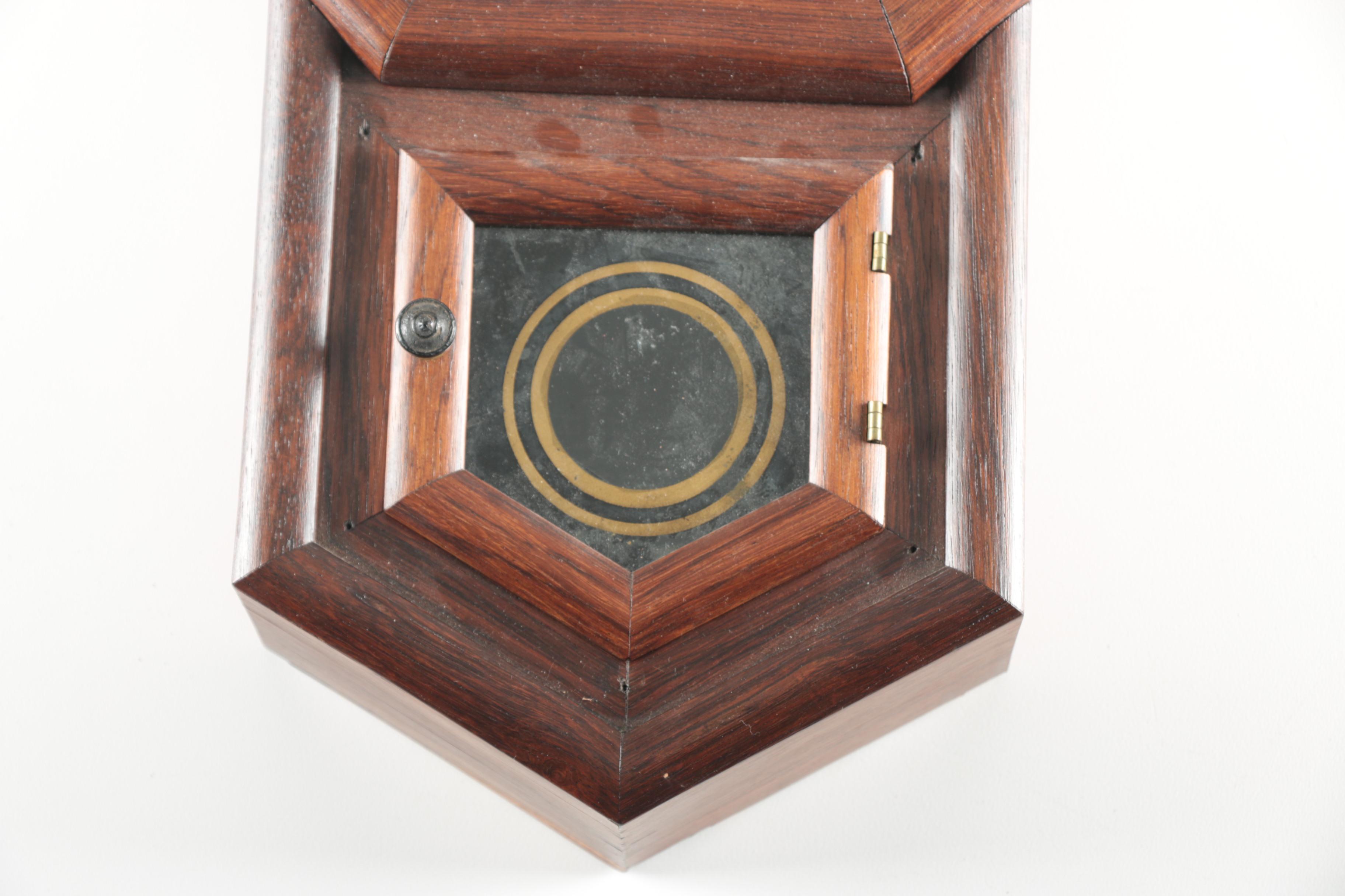 Oak Waterbury Clock Co. Wall Clock