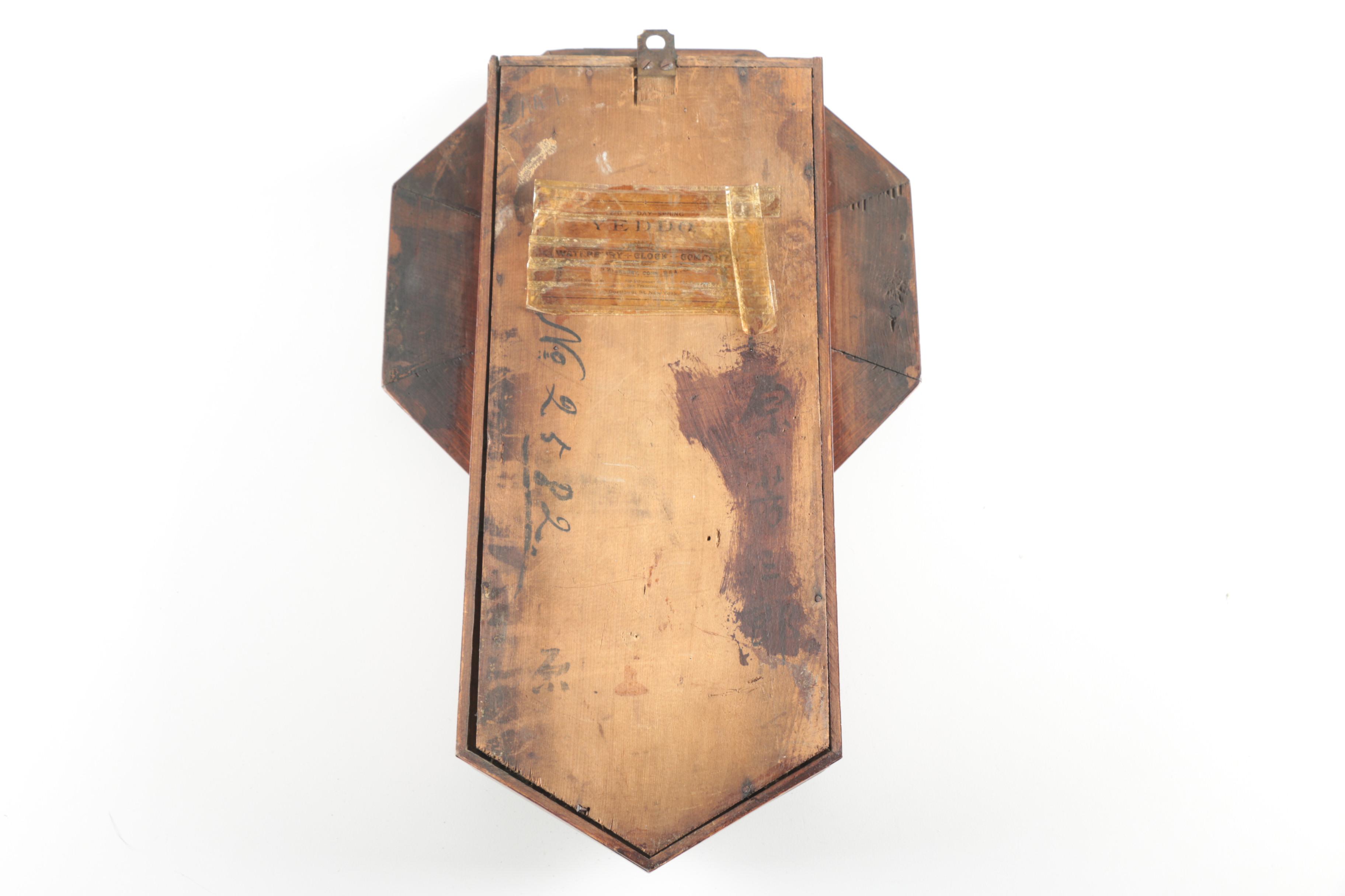 Oak Waterbury Clock Co. Wall Clock