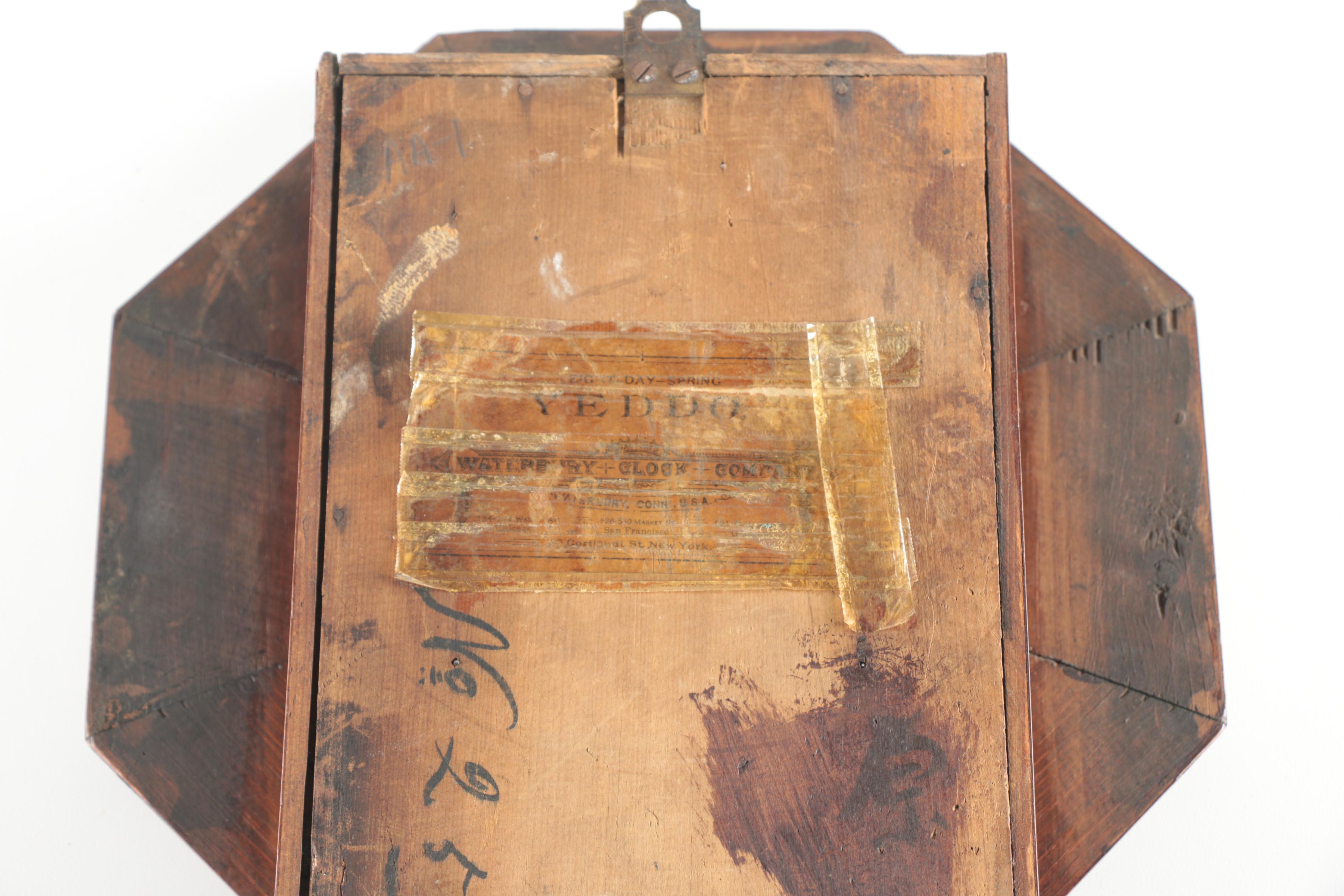 Oak Waterbury Clock Co. Wall Clock