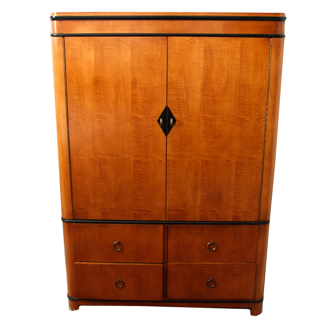 National Mt. Airy Biedermeier Style TV Armoire