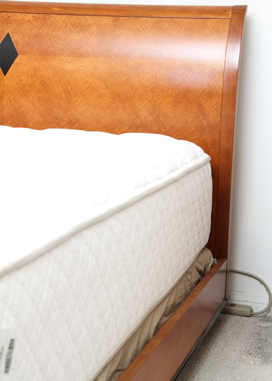 National Mt. Airy Biedermeier Style Queen Sleigh Bed