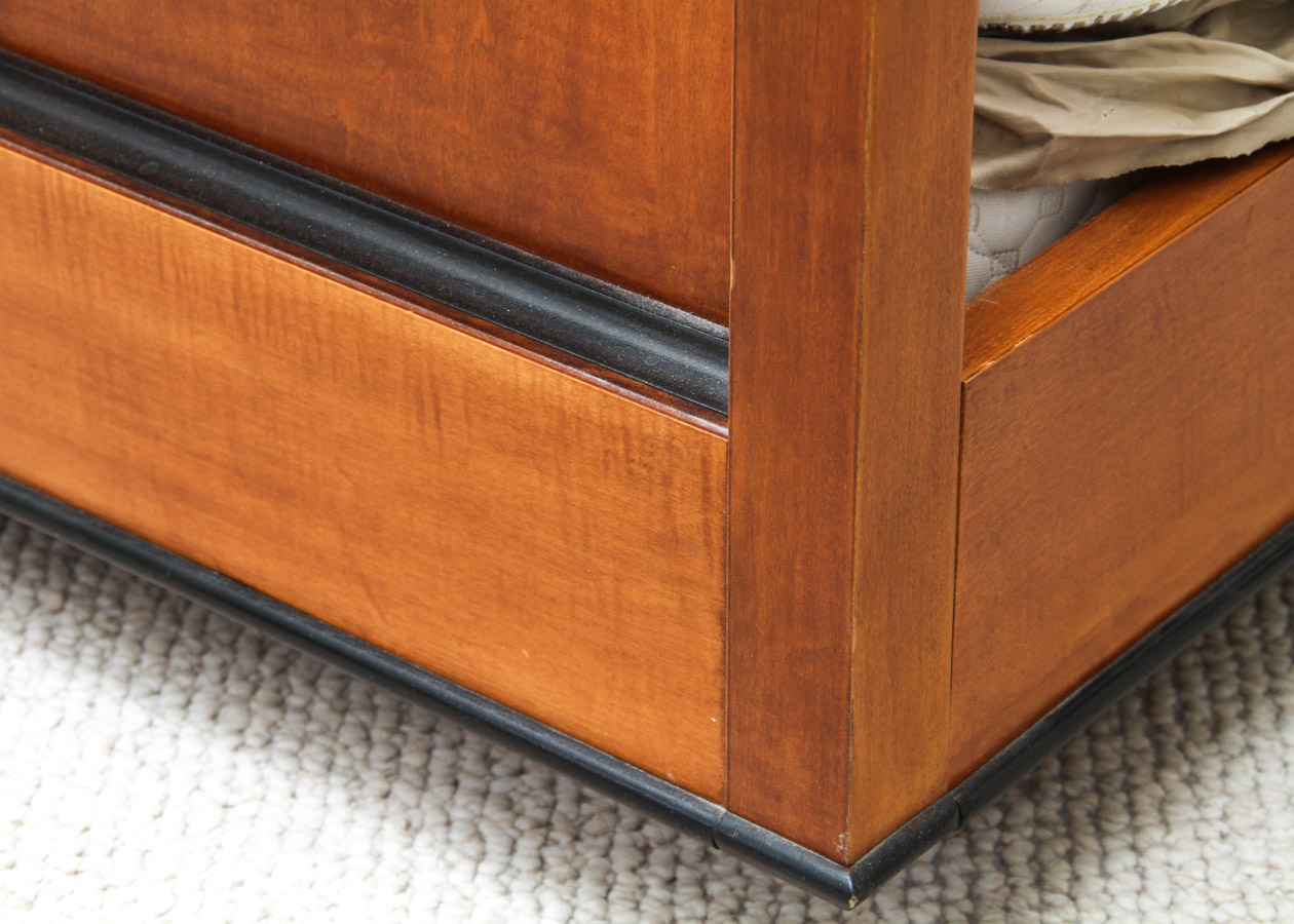 National Mt. Airy Biedermeier Style Queen Sleigh Bed