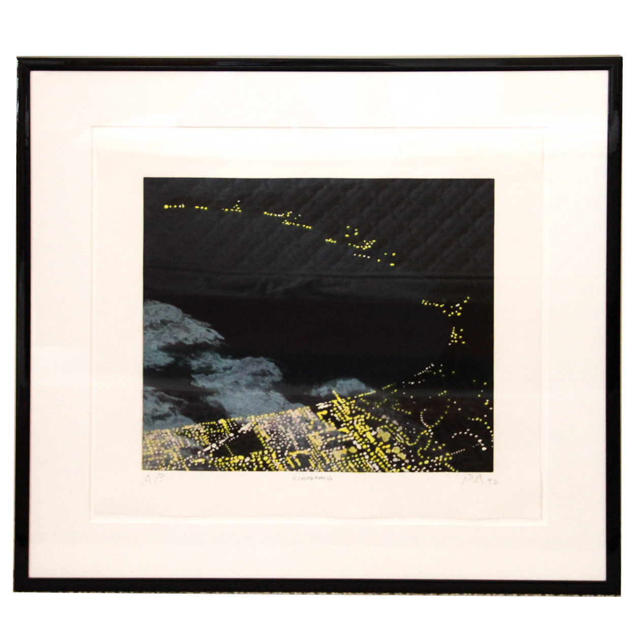 Peter Alexander Color Etching "Cloudfield"