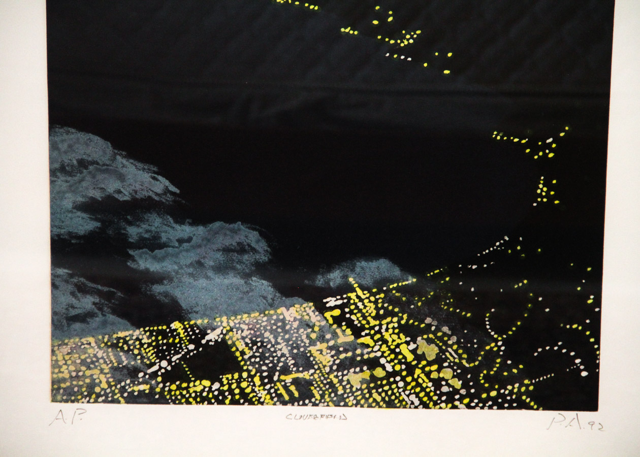 Peter Alexander Color Etching "Cloudfield"