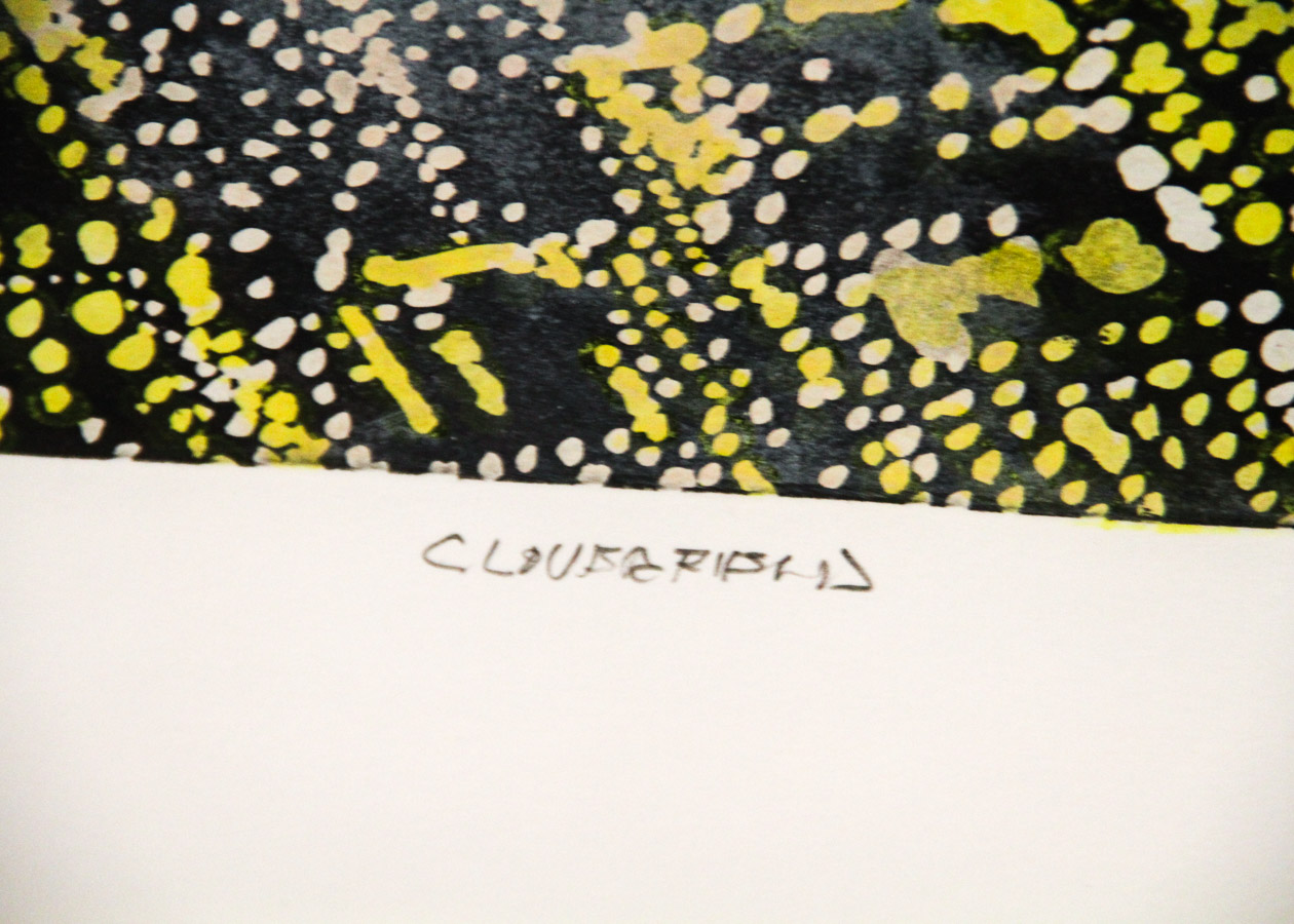 Peter Alexander Color Etching "Cloudfield"