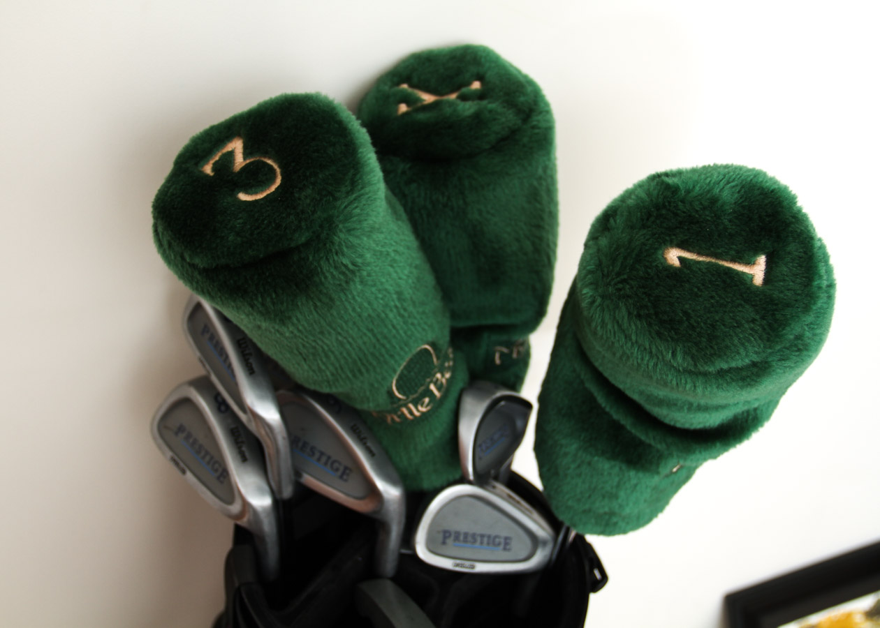 Collection of Wilson Golf Clubs and Accessories