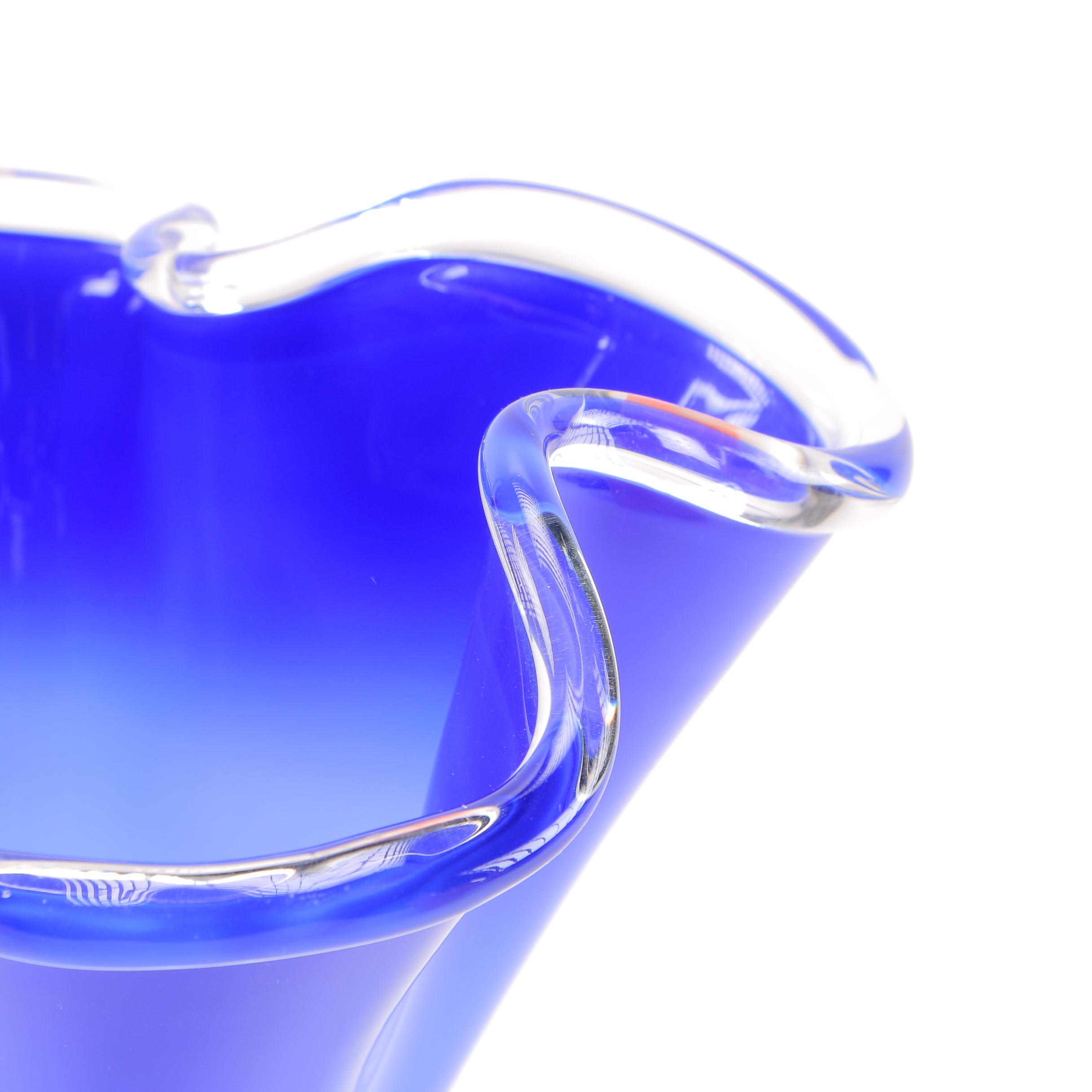 David Hershey Art Glass Handkerchief Vases