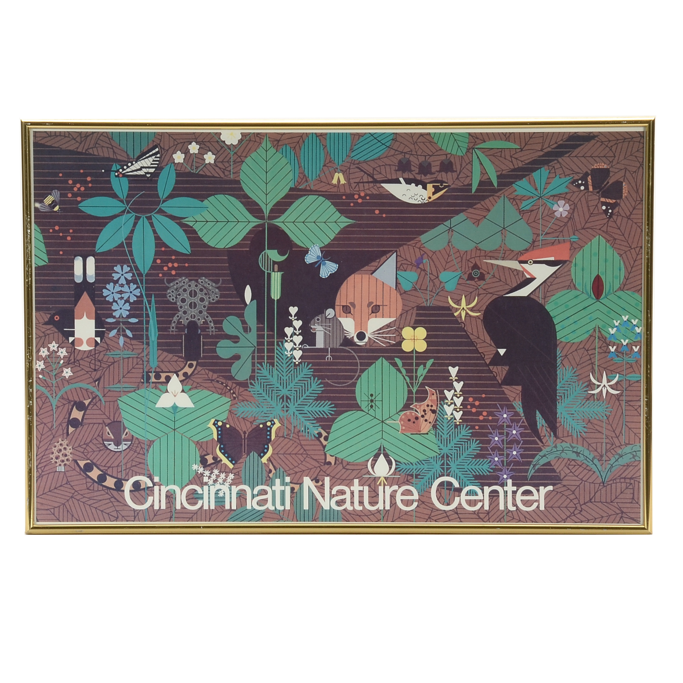 Cincinnati Nature Center Poster Designed by Charley Harper