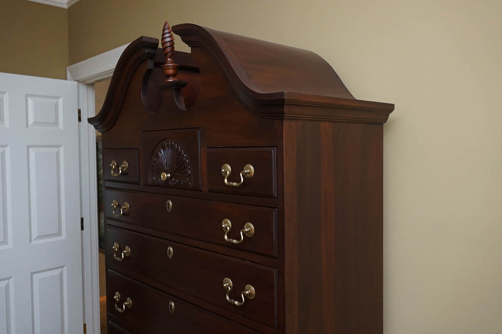 Queen Anne Style Highboy Dresser by Davis Cabinet Company