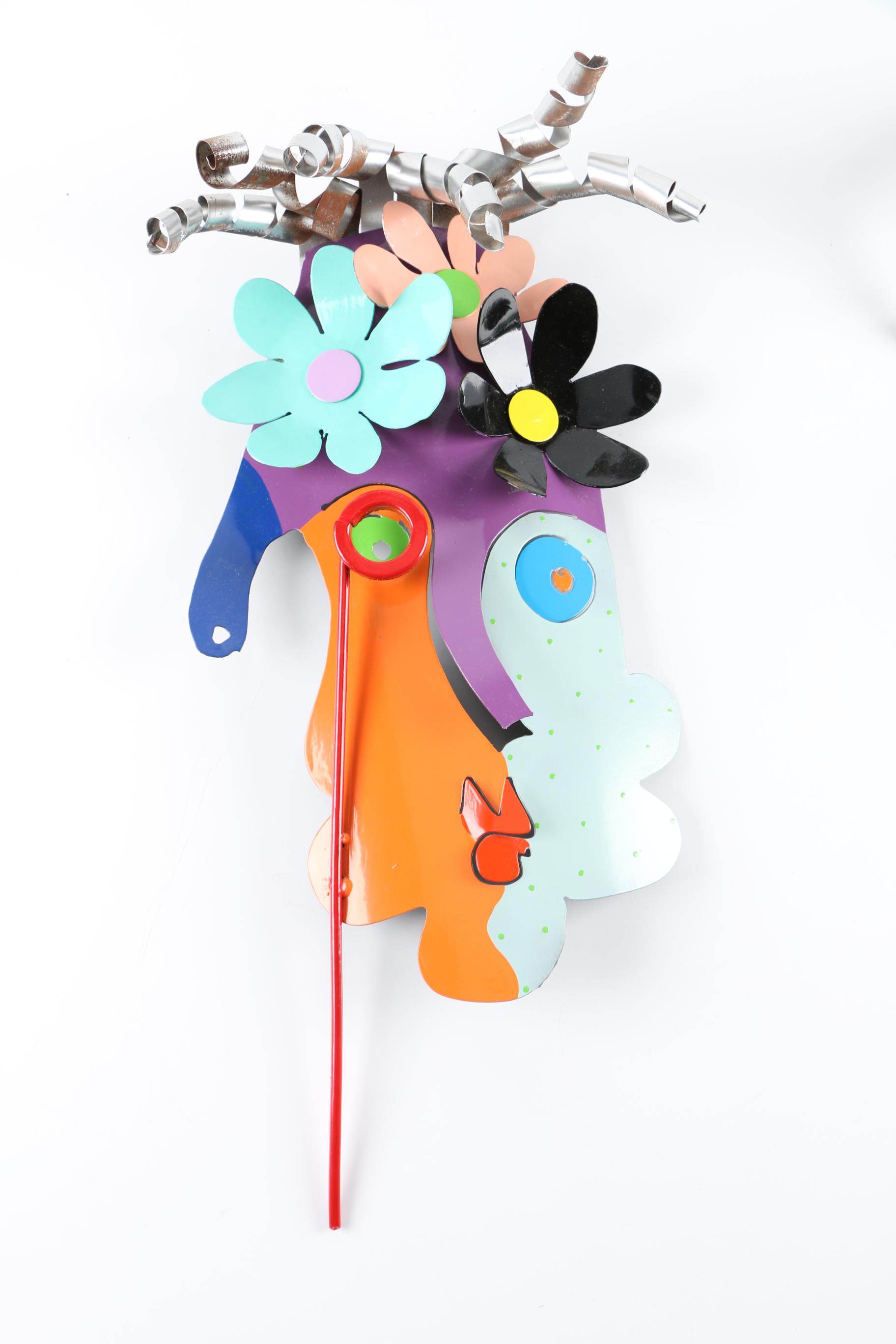 Brother Mel Meyer Metal Mask Sculptures