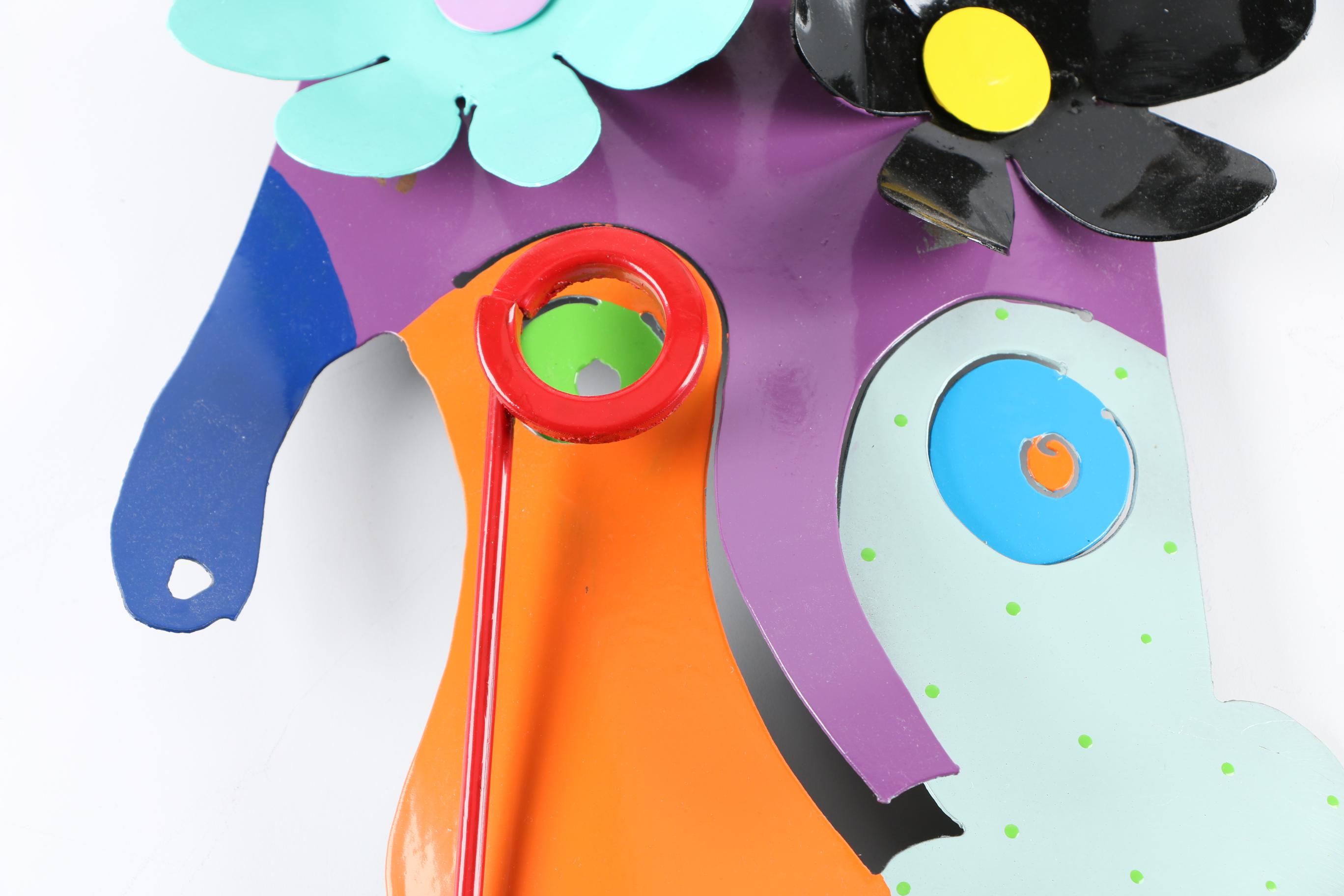 Brother Mel Meyer Metal Mask Sculptures