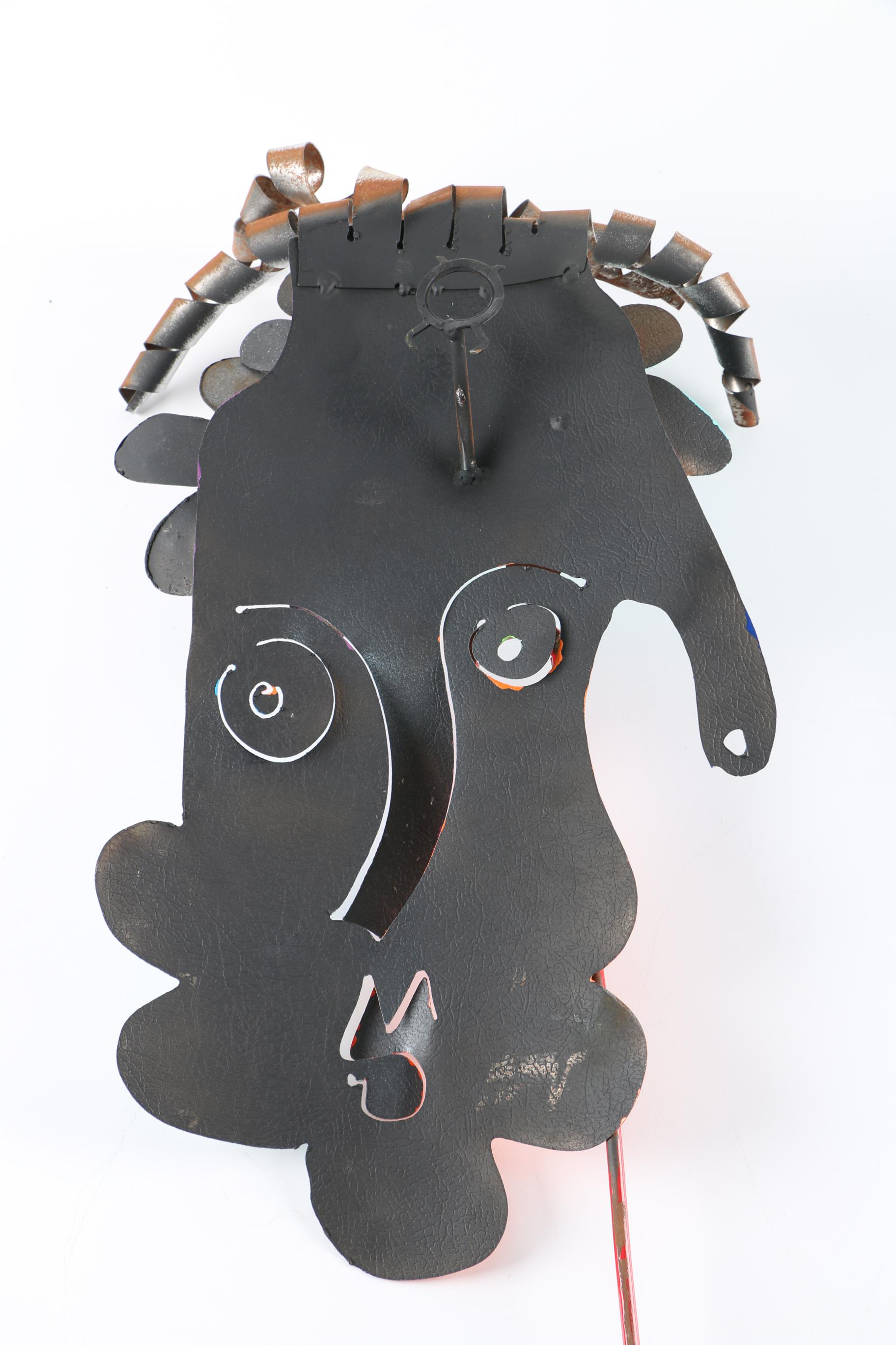 Brother Mel Meyer Metal Mask Sculptures