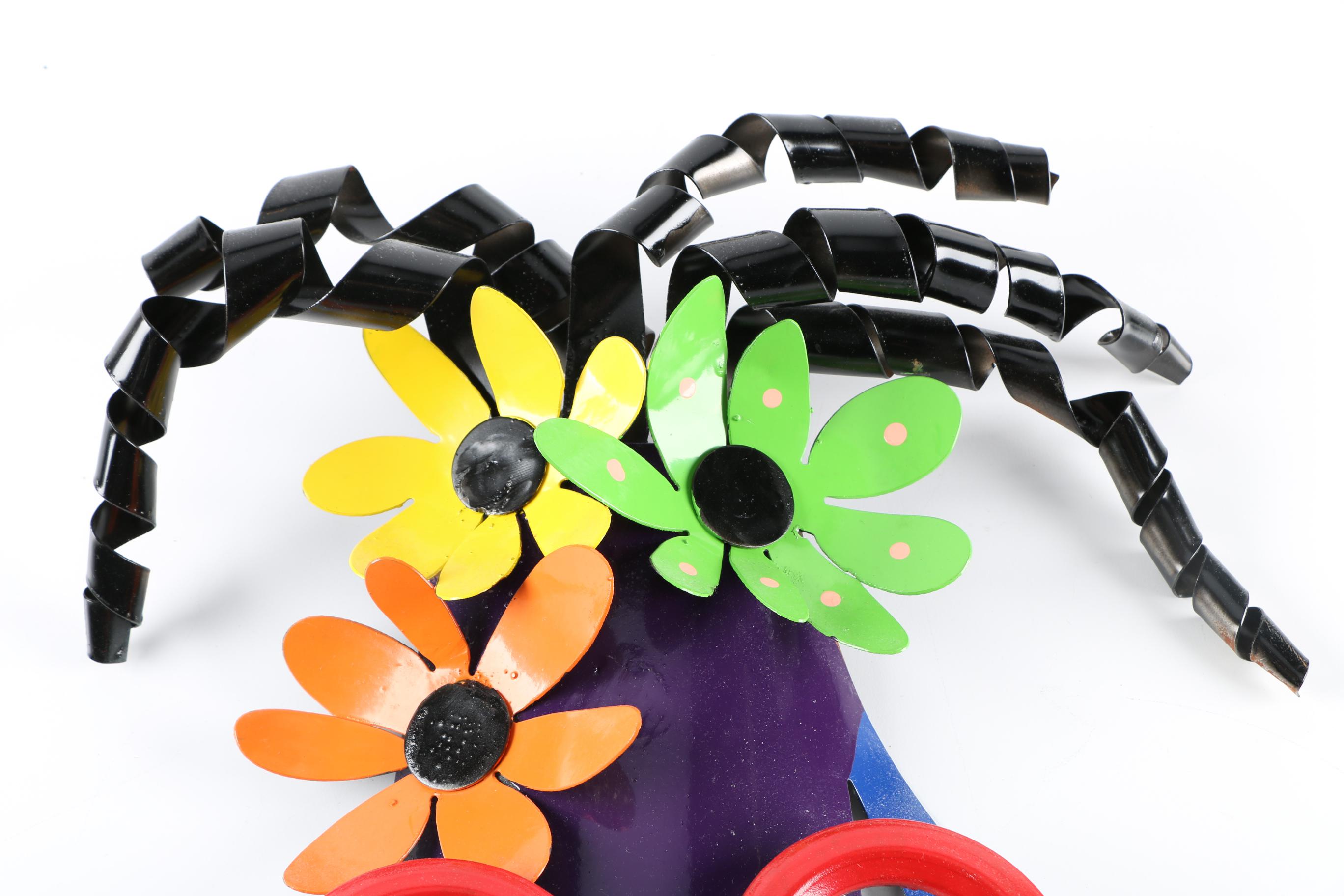 Brother Mel Meyer Metal Mask Sculptures