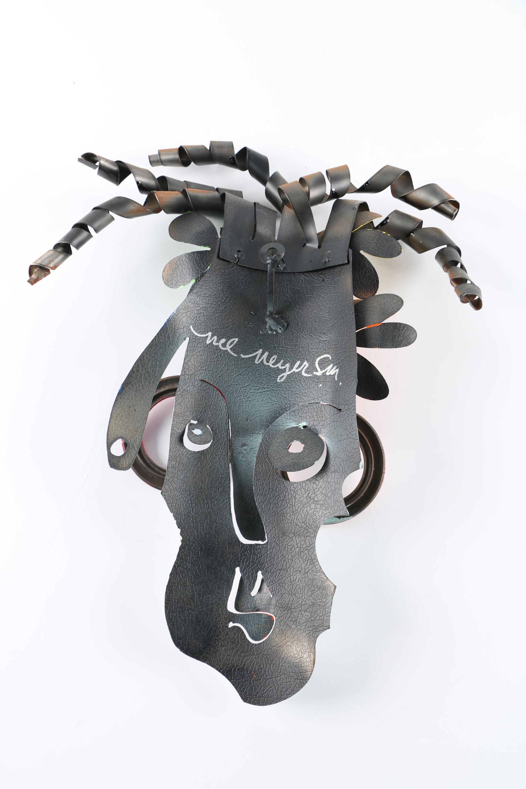 Brother Mel Meyer Metal Mask Sculptures