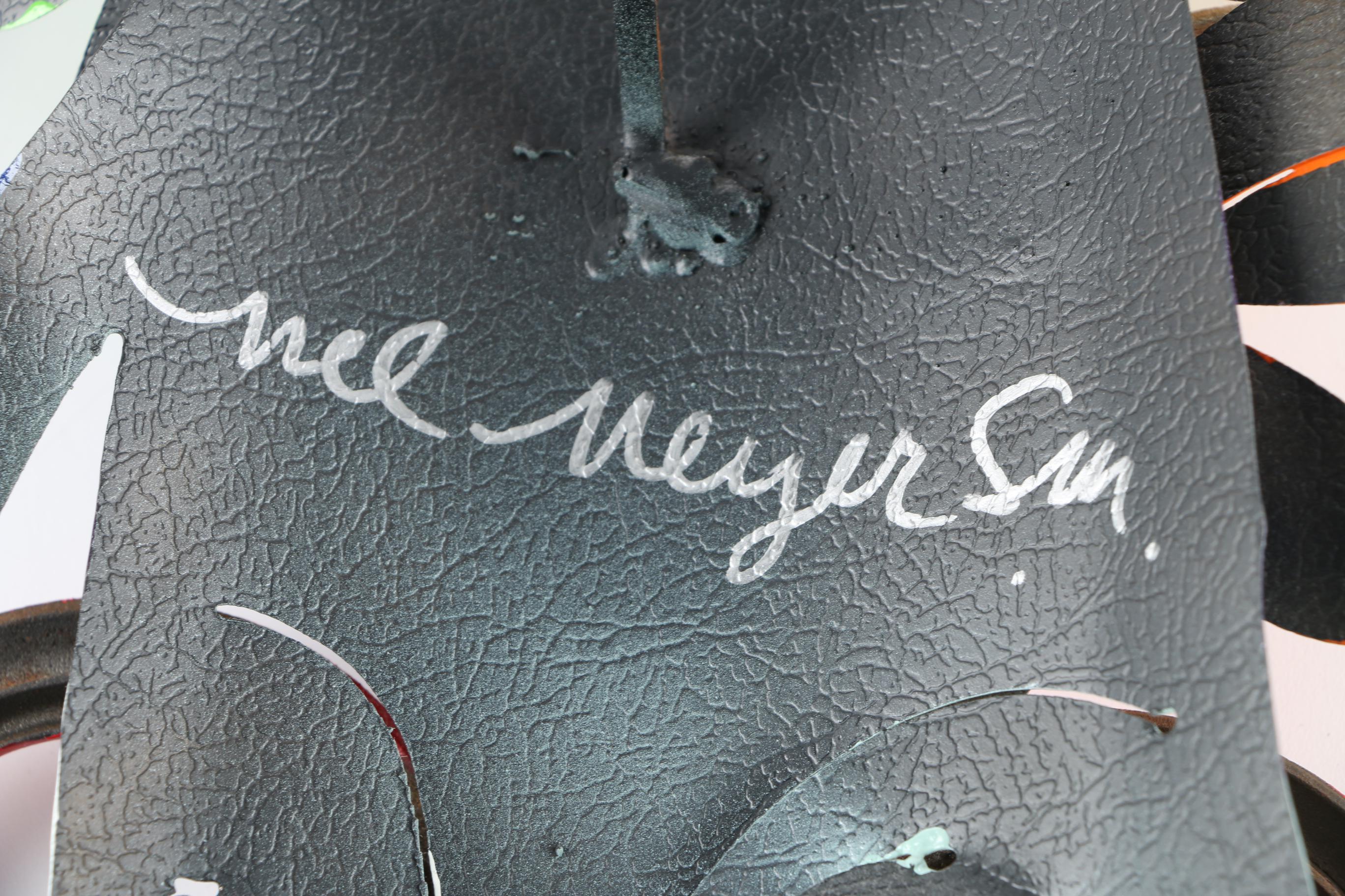 Brother Mel Meyer Metal Mask Sculptures