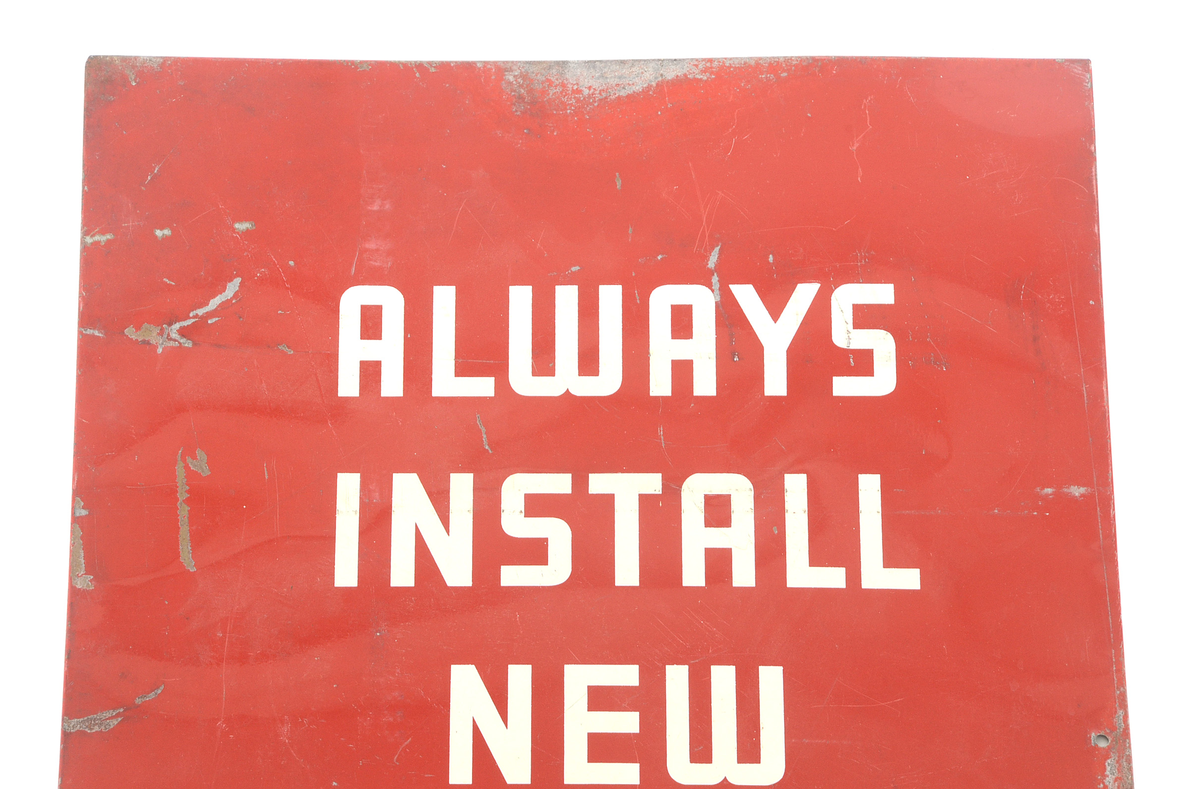 Vintage sign Advertising "National" Oils Seals