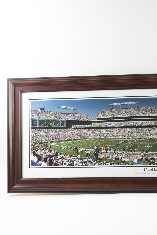 Rob Arra Offset Lithograph "34 Yard Line"