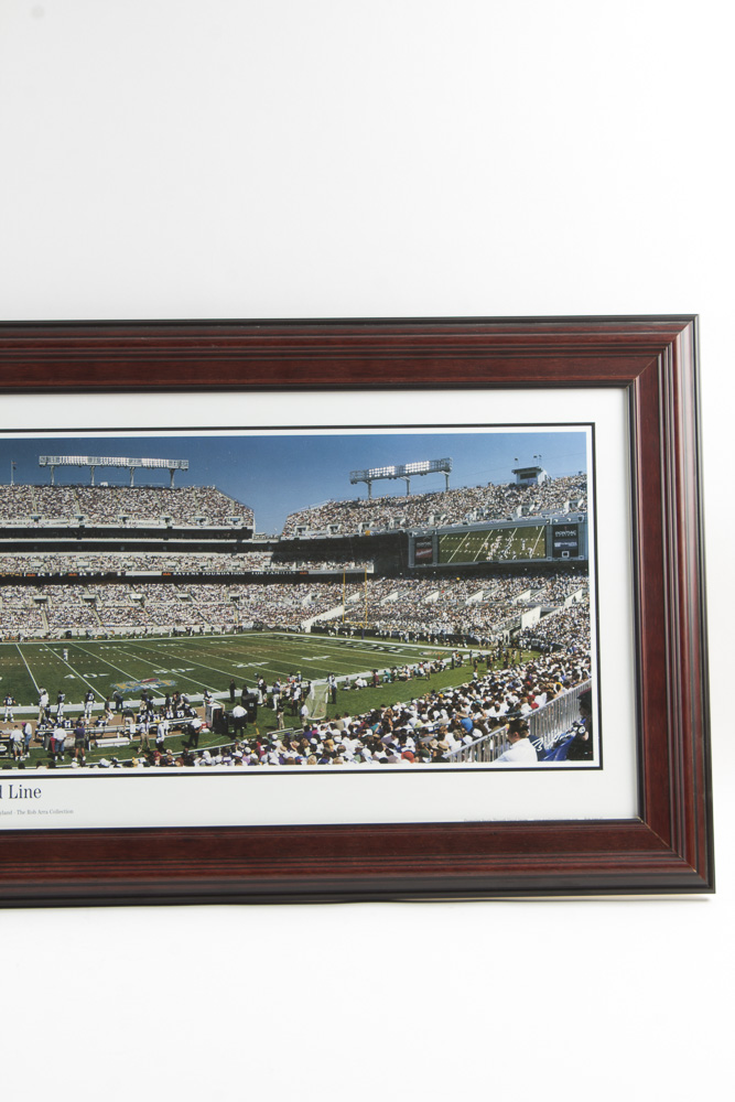 Rob Arra Offset Lithograph "34 Yard Line"