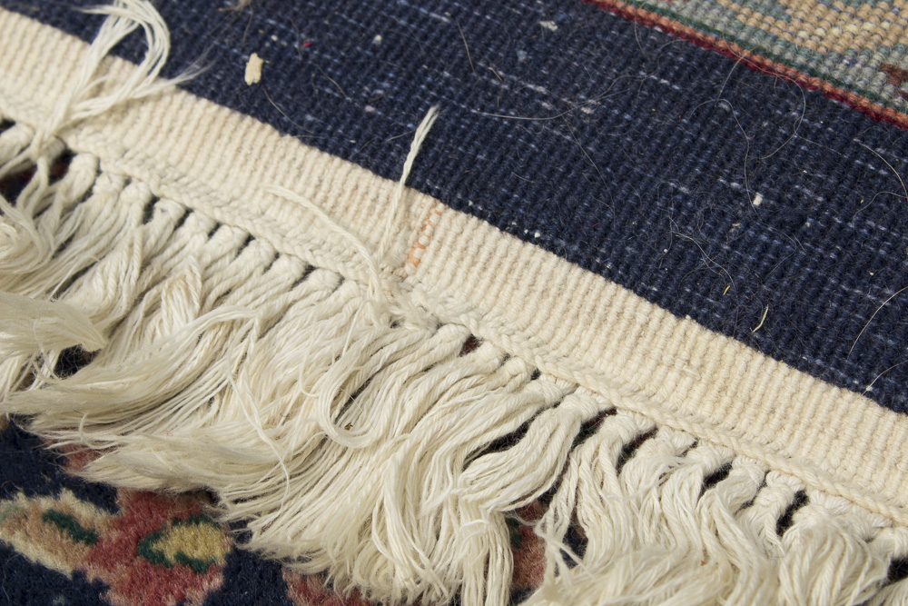 Ornate Hand-Knotted Kashmar-Style Area Rug